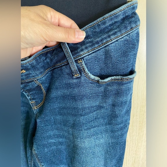 Old Navy Maternity Rock Star Super Skinny Jeans Sz 8 Short - Picture 3 of 11